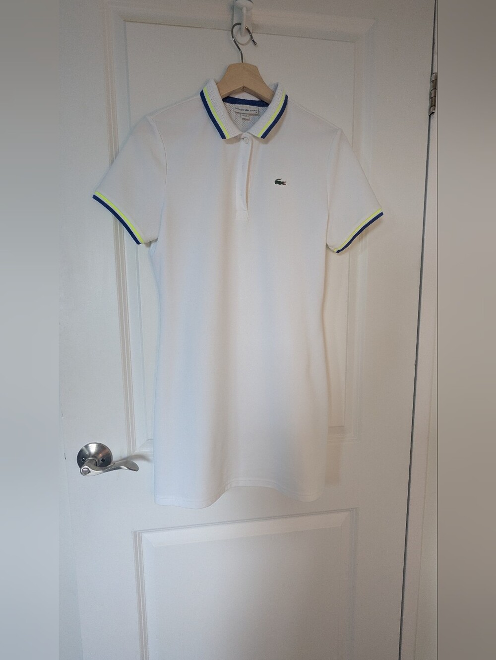 Lacoste Sport White Polo Tennis Dress – Size 38 (US Small / Medium)